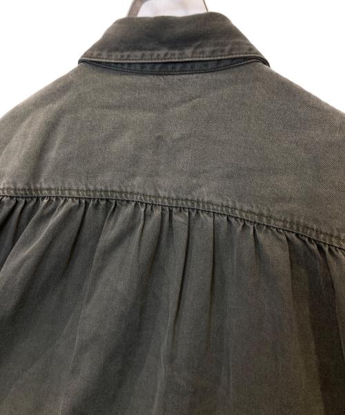 GRACE CONTINENTAL（（グレースコンチネンタル）GRACE CONTINENTAL (（グレースコンチネンタル) ツイルハーフスリーブシャツ 0125341129 カーキ サイズ:36の古着・服飾アイテム