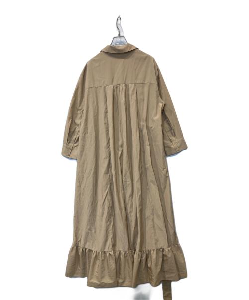 GRACE CLASS（グレースクラス）GRACE CLASS (グレースクラス) カシュクールシャツワンピース　0225331017 ベージュ サイズ:36の古着・服飾アイテム