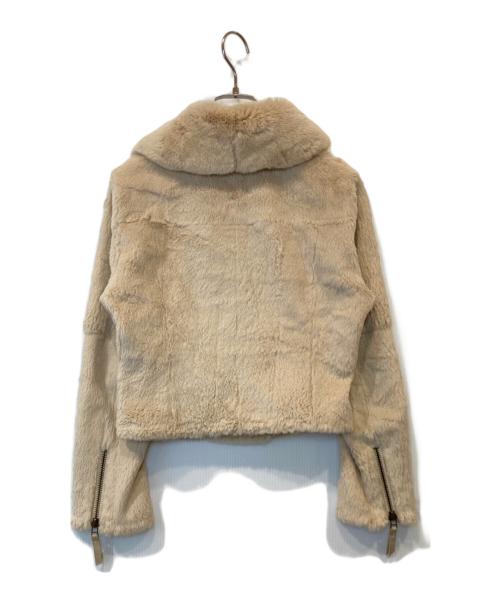 GRACE CLASS（グレースクラス）GRACE CLASS (グレースクラス) ラビットファージャケット 23304062 ベージュ サイズ:38の古着・服飾アイテム