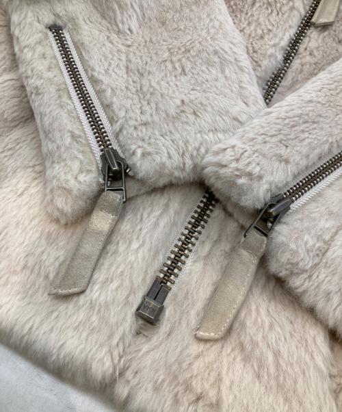 GRACE CLASS（グレースクラス）GRACE CLASS (グレースクラス) ラビットファージャケット 23304062 ベージュ サイズ:38の古着・服飾アイテム