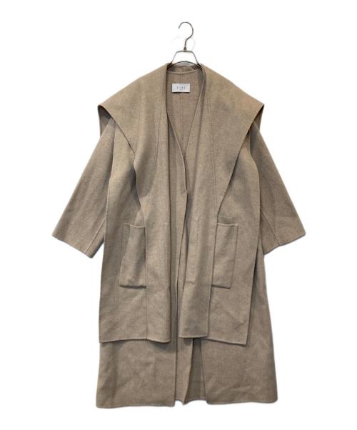 ETRE TOKYO（エトレトウキョウ）ETRE TOKYO (エトレトウキョウ) フーディーストールリバーコート 1221500045-0 ベージュ サイズ:Mの古着・服飾アイテム