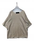 ORDINARY JOYオーディナリー ジョイ）の古着「Linen hemp French Terry Pullover（リネンヘンプフレンチテリープルオーバー）24070560610010」｜ベージュ