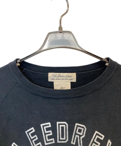 REMI RELIEF（レミレリーフ）REMI RELIEF (レミレリーフ) Print Half SleeveSweat/プリントハーフスリーブスウェット/ ネイビー サイズ:FREEの古着・服飾アイテム