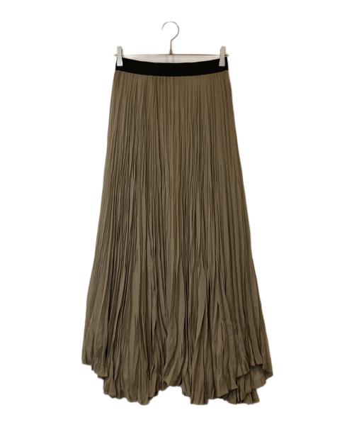 Lisiere（リジェール）Lisiere (リジェール) PLEATS SKIRT（プリーツスカート）25060560510030 ベージュ サイズ:Freeの古着・服飾アイテム