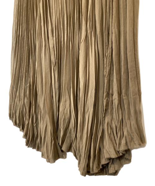 Lisiere（リジェール）Lisiere (リジェール) PLEATS SKIRT（プリーツスカート）25060560510030 ベージュ サイズ:Freeの古着・服飾アイテム