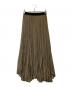 Lisiere（リジェール）の古着「PLEATS SKIRT（プリーツスカート）25060560510030」｜ベージュ