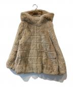 Diagram GRACE CONTINENTALダイアグラム グレースコンチネンタル）の古着「ラビットファージャケット 36304103」｜ベージュ