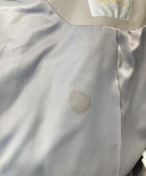 GRACE CLASS（グレースクラス）GRACE CLASS (グレースクラス) ウールボア衿レザージャケット 0221304053 ベージュ サイズ:36の古着・服飾アイテム