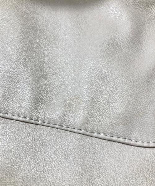 GRACE CLASS（グレースクラス）GRACE CLASS (グレースクラス) ウールボア衿レザージャケット 0221304053 ベージュ サイズ:36の古着・服飾アイテム