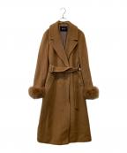 Diagramダイアグラム）の古着「ダブルブレストコート/39461244」｜ブラウン