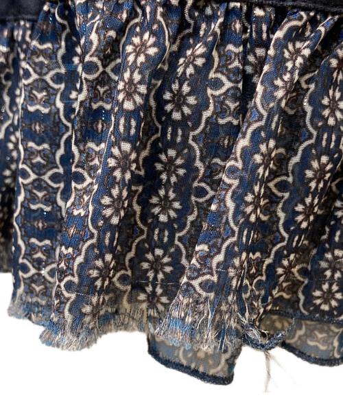 GRACE CONTINENTAL（（グレースコンチネンタル）GRACE CONTINENTAL (グレースコンチネンタル) ペイズリープリントドレス 0125331127 パープル サイズ:36の古着・服飾アイテム