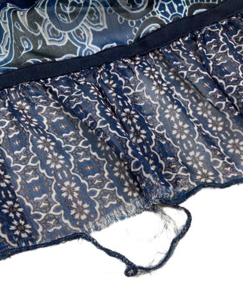 GRACE CONTINENTAL（（グレースコンチネンタル）GRACE CONTINENTAL (グレースコンチネンタル) ペイズリープリントドレス 0125331127 パープル サイズ:36の古着・服飾アイテム