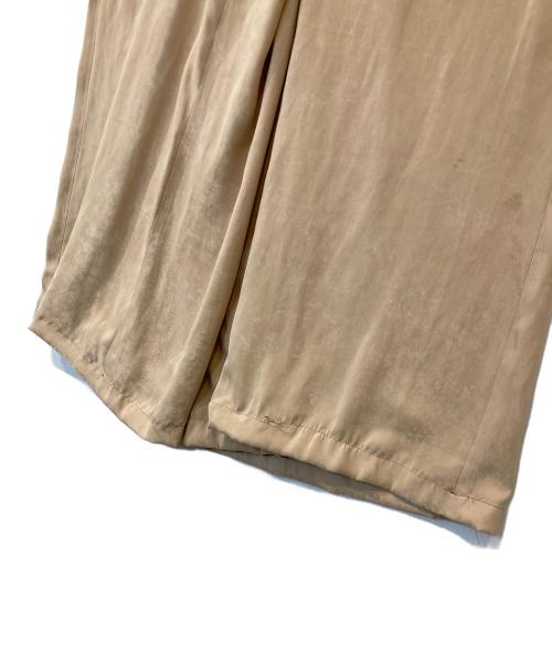 GRACE CONTINENTAL（（グレースコンチネンタル）GRACE CONTINENTAL (グレースコンチネンタル) フィブリルイージーパンツ　0125311124 ベージュ サイズ:36の古着・服飾アイテム