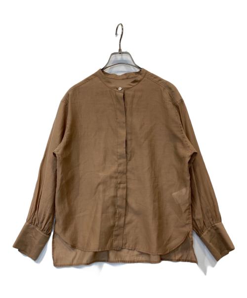 UNTITLED（アンタイトル）UNTITLED (アンタイトル) 2WAYシアーブラウス 153-84401 ブラウンの古着・服飾アイテム