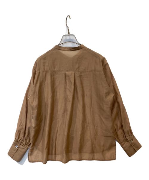 UNTITLED（アンタイトル）UNTITLED (アンタイトル) 2WAYシアーブラウス 153-84401 ブラウンの古着・服飾アイテム