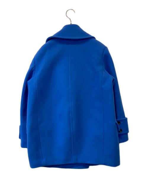 JILL STUART（ジルスチュアート）JILL STUART (ジルスチュアート) メルトンコクーンミドルコート　092-3251001 ブルー サイズ:Sの古着・服飾アイテム