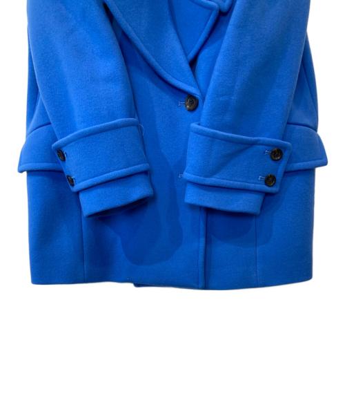 JILL STUART（ジルスチュアート）JILL STUART (ジルスチュアート) メルトンコクーンミドルコート　092-3251001 ブルー サイズ:Sの古着・服飾アイテム