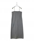 Whim Gazetteウィムガゼット）の古着「キャミワンピース　WGZ1041109A0010」｜グレー