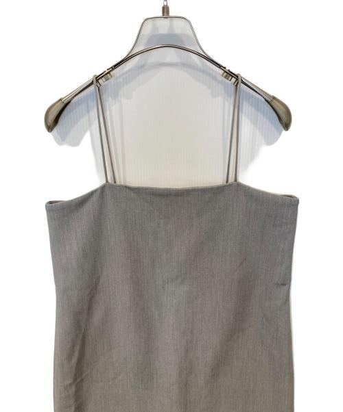 Whim Gazette（ウィムガゼット）Whim Gazette (ウィムガゼット) キャミワンピース　WGZ1041109A0010 グレー サイズ:FREEの古着・服飾アイテム