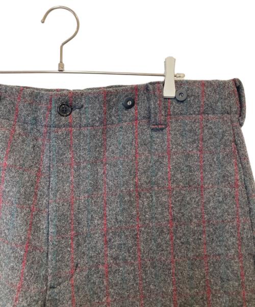 WOOLRICH（ウールリッチ）WOOLRICH (ウールリッチ) ストライプウールパンツ　1990 グレー サイズ:38の古着・服飾アイテム