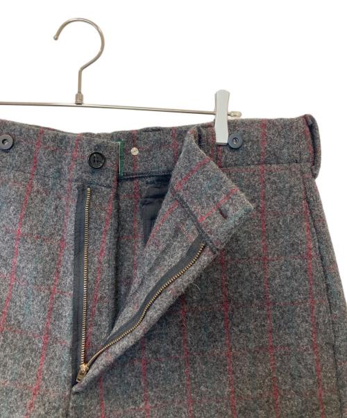 WOOLRICH（ウールリッチ）WOOLRICH (ウールリッチ) ストライプウールパンツ　1990 グレー サイズ:38の古着・服飾アイテム