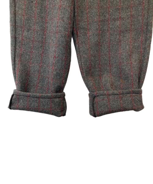 WOOLRICH（ウールリッチ）WOOLRICH (ウールリッチ) ストライプウールパンツ　1990 グレー サイズ:38の古着・服飾アイテム