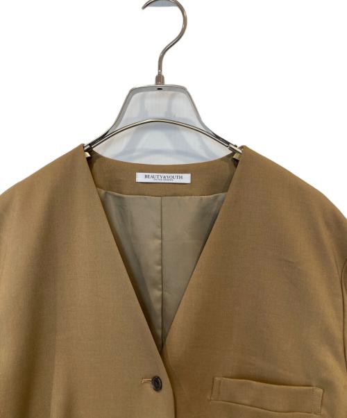 BEAUTY&YOUTH（ビューティーアンドユース）BEAUTY&YOUTH (ビューティーアンドユース) オールインワン　1626-144-4356 ベージュ サイズ:Mの古着・服飾アイテム