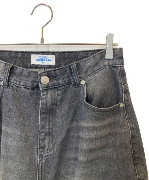 UNUSED LAB（アンユーズドラブ）UNUSED LAB (アンユーズドラブ) デニムカーゴパンツ ブラック サイズ:Mの古着・服飾アイテム