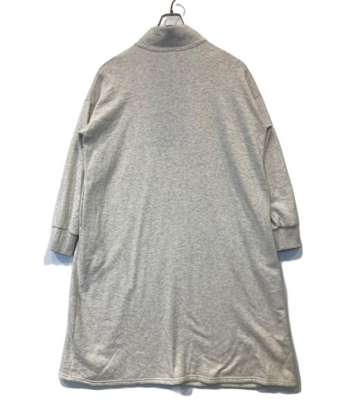 kelen（ケレン）kelen (ケレン) コットン ジャージー バイカラー ハイネック ジップアップ ワンピース LKL23WOP2043 アイボリー サイズ:Mの古着・服飾アイテム