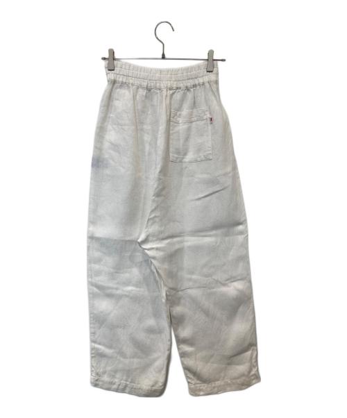 si-si-si comfort（スースースーコンフォート）si-si-si comfort (スースースーコンフォート) リネンパンツ アイボリー サイズ:不明の古着・服飾アイテム