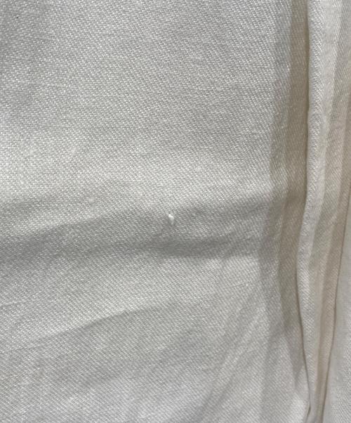 si-si-si comfort（スースースーコンフォート）si-si-si comfort (スースースーコンフォート) リネンパンツ アイボリー サイズ:不明の古着・服飾アイテム