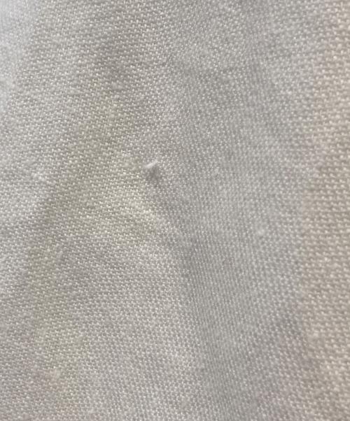 si-si-si comfort（スースースーコンフォート）si-si-si comfort (スースースーコンフォート) ヘヴィリネンＶネックカバーオールジャケット アイボリー サイズ:38の古着・服飾アイテム