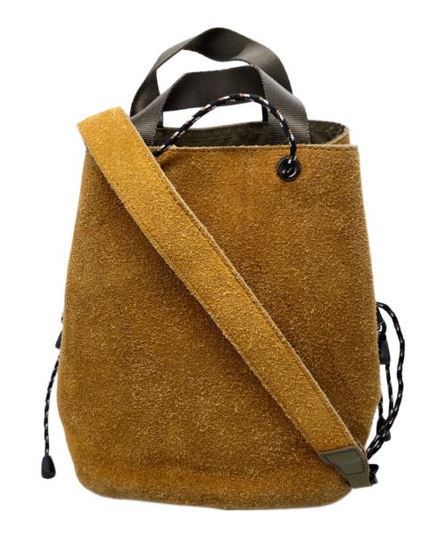 AS2OV（アッソブ）AS2OV (アッソブ) WATER PROOF SUEDE DRAWSTRING BAG　091754 オレンジの古着・服飾アイテム