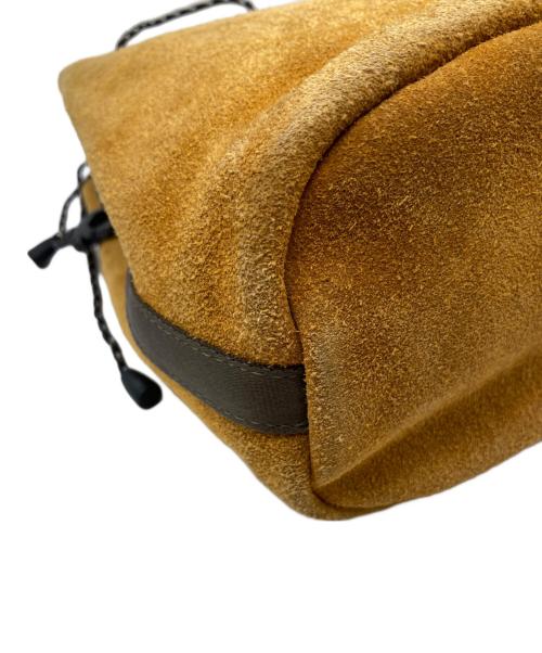 AS2OV（アッソブ）AS2OV (アッソブ) WATER PROOF SUEDE DRAWSTRING BAG　091754 オレンジの古着・服飾アイテム