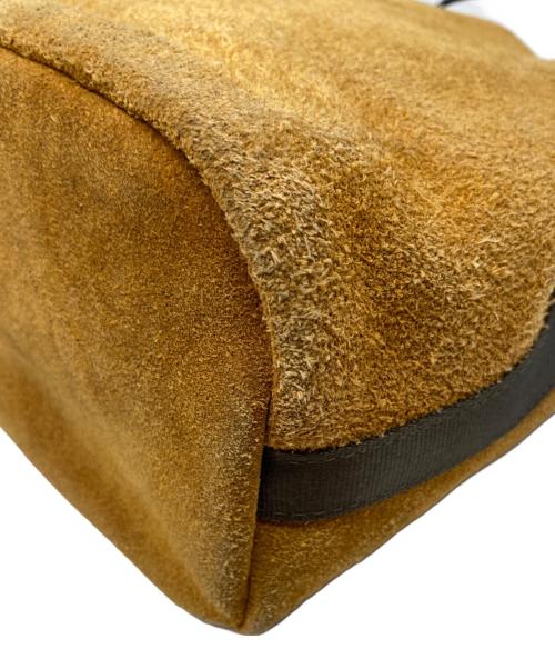 AS2OV（アッソブ）AS2OV (アッソブ) WATER PROOF SUEDE DRAWSTRING BAG　091754 オレンジの古着・服飾アイテム