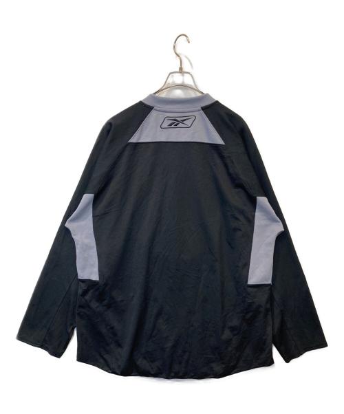 REEBOK（リーボック）REEBOK (リーボック) ゲームシャツ　7282A 10 グレー×ブラック サイズ:Lの古着・服飾アイテム