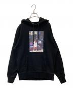 X-LARGE×RICKY POWELLエクストララージ×リッキー・パウエル）の古着「PULLOVER HOODED SWEAT　プルオーバーフーデッドスウェット　101224012032」｜ブラック