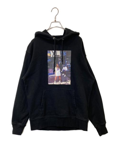 X-LARGE（エクストララージ）X-LARGE (エクストララージ) Ricky Powell (リッキー・パウエル) PULLOVER HOODED SWEAT　プルオーバーフーデッドスウェット　101224012032 ブラック サイズ:Mの古着・服飾アイテム