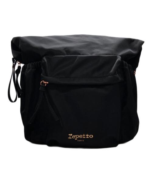 repetto（レペット）repetto (レペット) ナイロン バックパック ブラックの古着・服飾アイテム