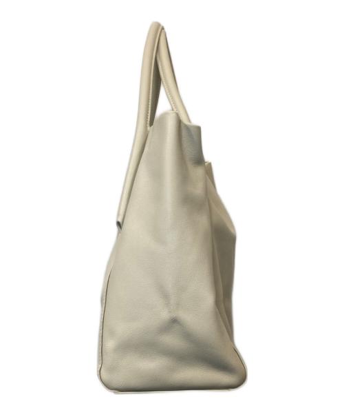 LIVETART（リヴェタート）LIVETART (リヴェタート) マルチレザー トートバッグ アイボリーの古着・服飾アイテム