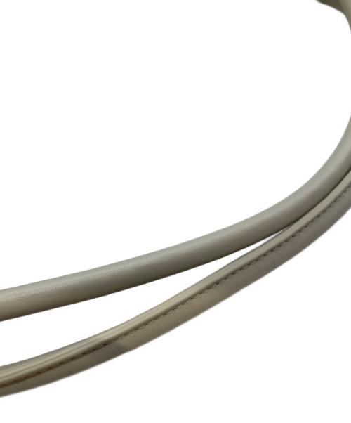 LIVETART（リヴェタート）LIVETART (リヴェタート) マルチレザー トートバッグ アイボリーの古着・服飾アイテム