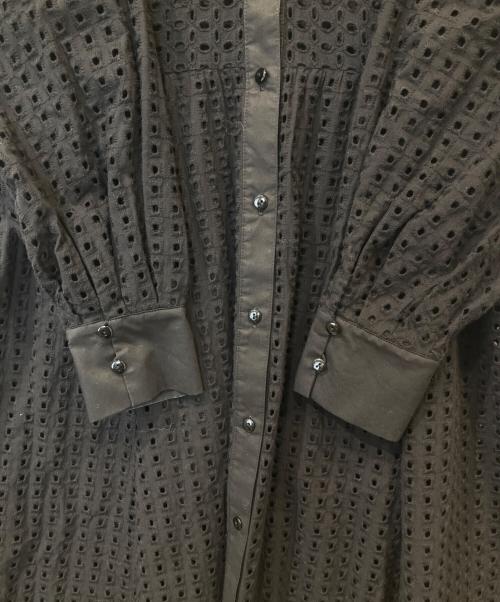 ANAYI（アナイ）ANAYI (アナイ) エンブロイダリーシャツワンピース 10241714390 ブラック サイズ:34の古着・服飾アイテム
