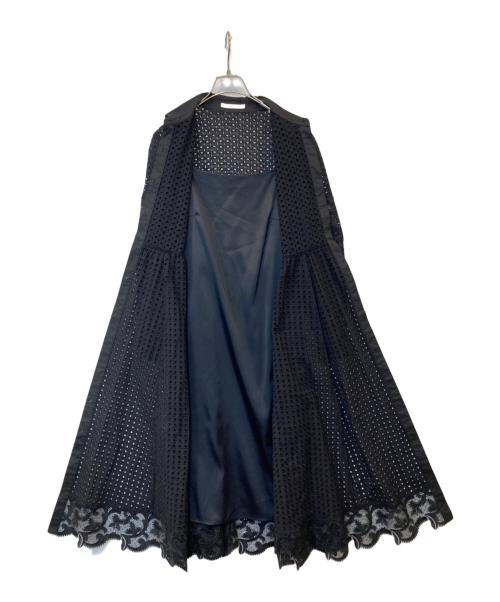 ANAYI（アナイ）ANAYI (アナイ) エンブロイダリーシャツワンピース 10241714390 ブラック サイズ:34の古着・服飾アイテム