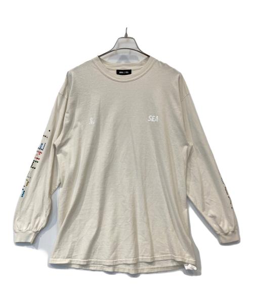 WIND AND SEA（ウィンダンシー）WIND AND SEA (ウィンダンシー) ロングカットソー ベージュ サイズ:XLの古着・服飾アイテム