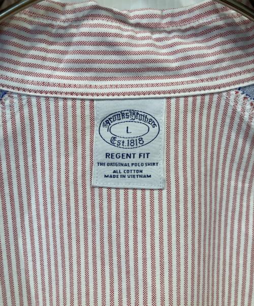 BROOKS BROTHERS（ブルックスブラザーズ）BROOKS BROTHERS (ブルックスブラザーズ) 切替シャツ ピンク×ブルー サイズ:Lの古着・服飾アイテム