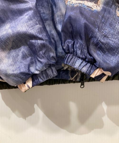 CUNE（キューン）CUNE (キューン) デニムの柄のリバーシブルダウン SC10YC04 カーキ サイズ:2の古着・服飾アイテム