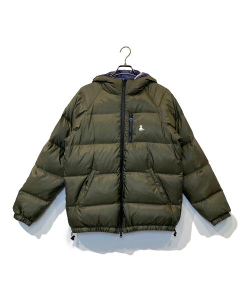 CUNE（キューン）CUNE (キューン) デニムの柄のリバーシブルダウン SC10YC04 カーキ サイズ:2の古着・服飾アイテム