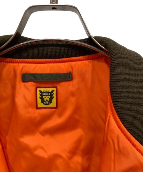 HUMAN MADE（ヒューマンメイド）HUMAN MADE (ヒューマンメイド) MA-1ジャケット カーキ サイズ:XLの古着・服飾アイテム