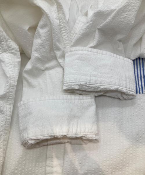 BROOKS BROTHERS（ブルックスブラザーズ）BROOKS BROTHERS (ブルックスブラザーズ) シアサッカーシャツ ホワイト サイズ:XLの古着・服飾アイテム