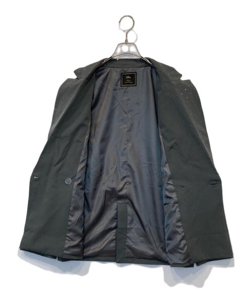 Olu.（オルドット）Olu. (オルドット) ラインストーンジャケット　YU25FBA01 グレー サイズ:FREEの古着・服飾アイテム